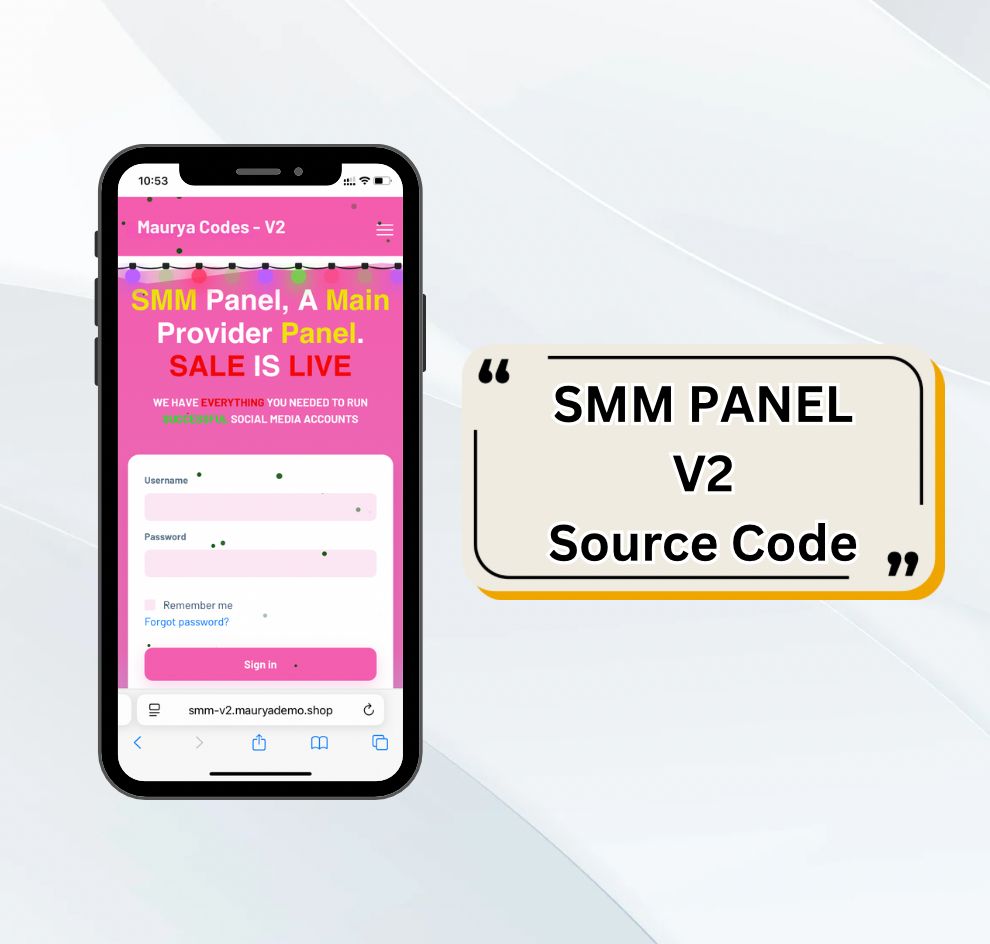 SMM Panel V2 Source Code