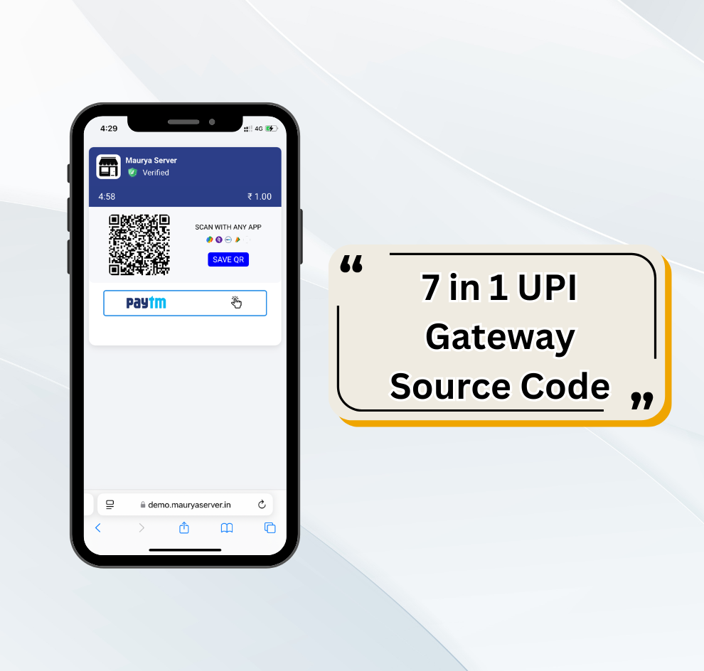 7 in 1 UPI Payment Gateway Source Code